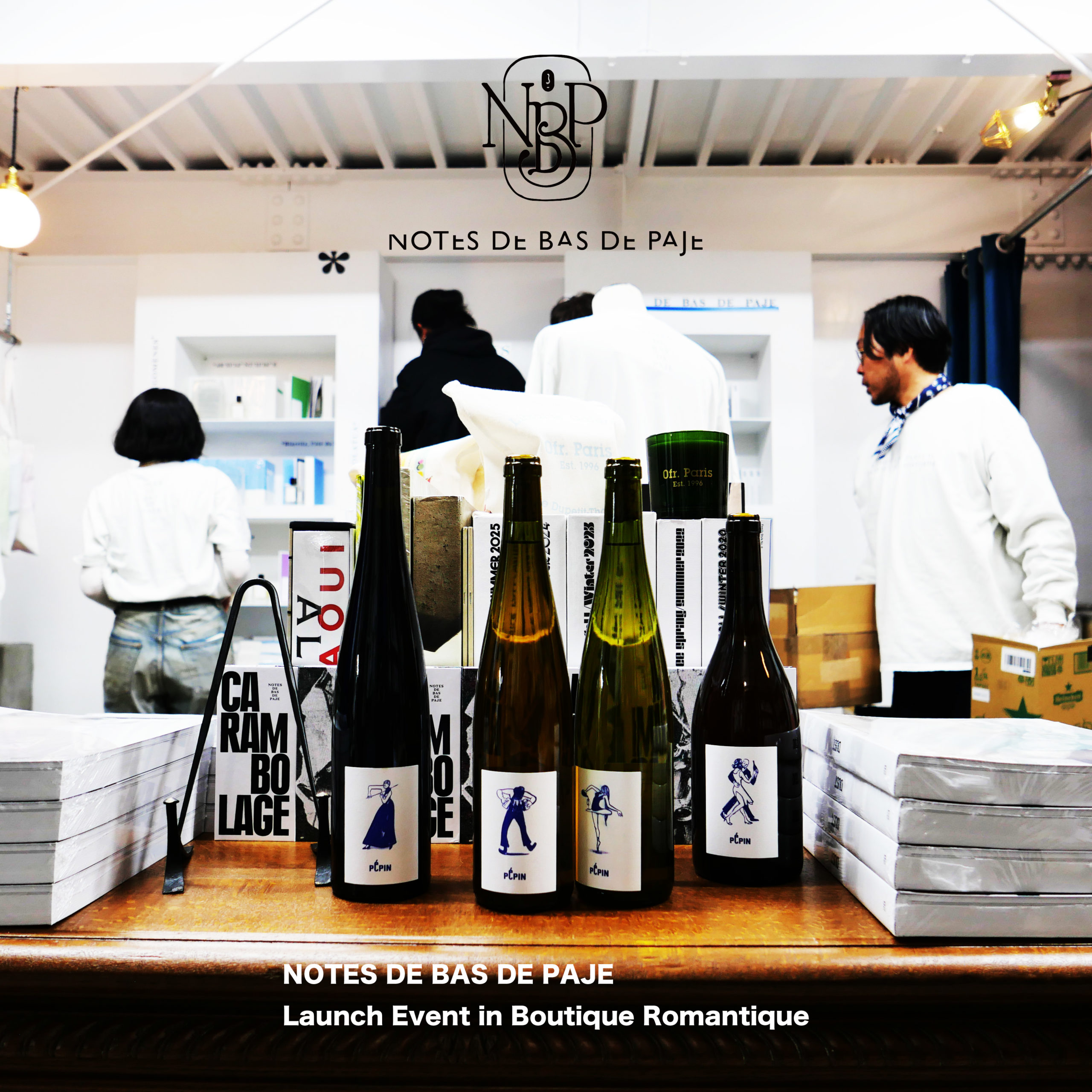 Notes de bas de page Launch Event in Boutique Romantique ofr